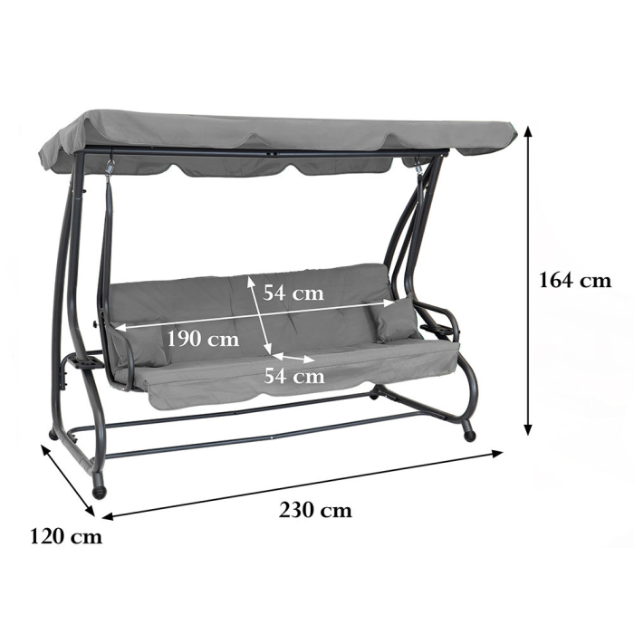 Leziter Balansoar de grădină Bellavista [3]