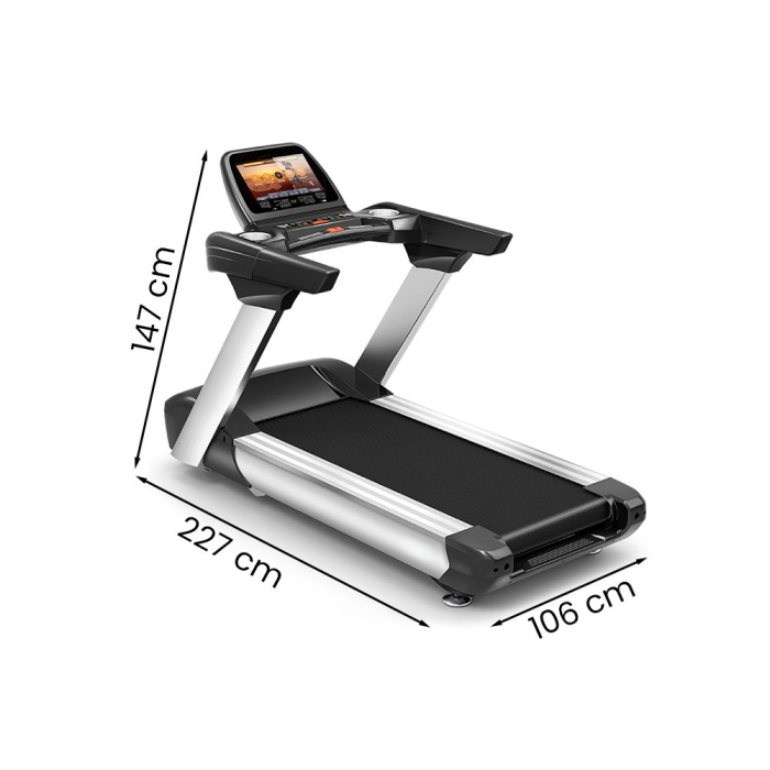Leziter Banda de alergare cu afișaj Led Titanfit Max 200 Kg, 3 CP, 1-25 Km/h, înclinație 0-18% [3]