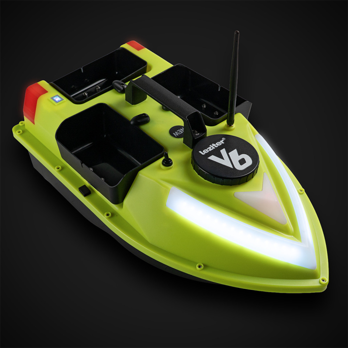 Leziter Barca de alimentare V6 GPS cu 3 rezervoare la lumina de noapte spate și laterale [9]
