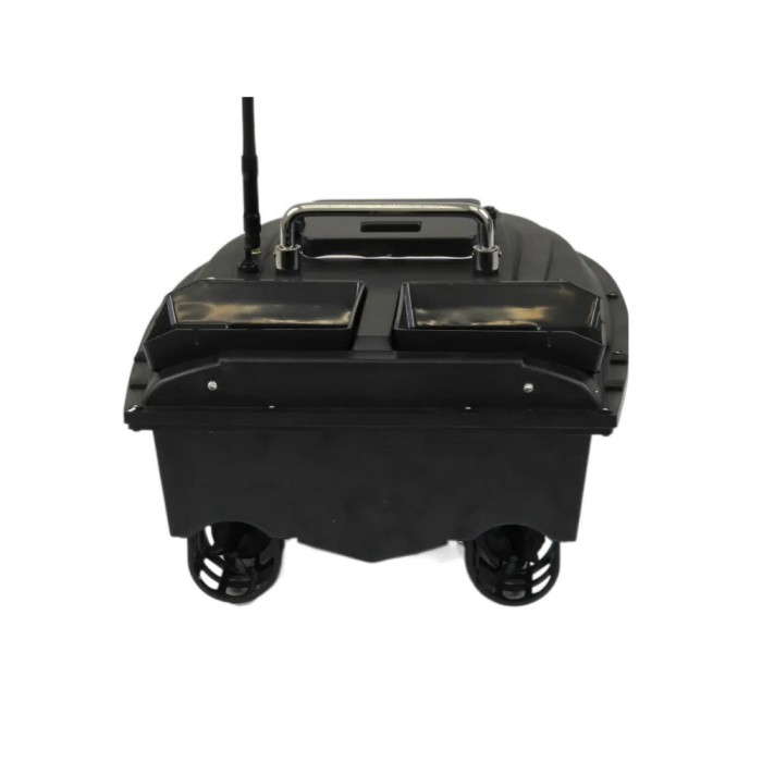 Leziter Barcă de hrănire cu ejecție laterală și compartiment dublu pentru hrănire, neagră [3]