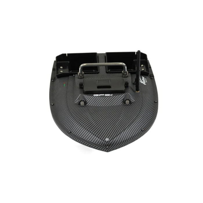 Leziter Barcă de hrănire GPS 4G cu ejector lateral, compartiment dublu pentru hrănire, carbon [2]