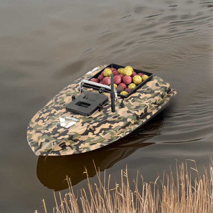Leziter Barcă de momeală X1 GPS 4G cu ejecție spate, model de camuflaj închis la culoare [2]