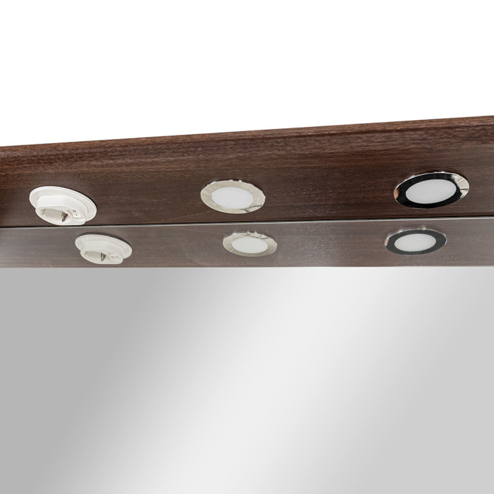 Leziter Bianco 130 complet fără chiuvetă aida nuc alb blat de lucru [6]