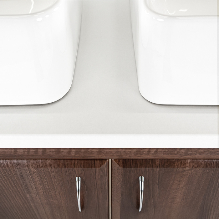 Leziter Bianco 130 complet fără chiuvetă aida nuc alb blat de lucru [5]