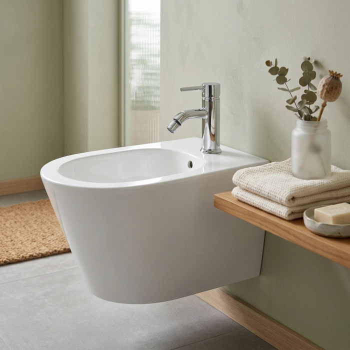 Leziter Bidet de perete Ride alb [2]