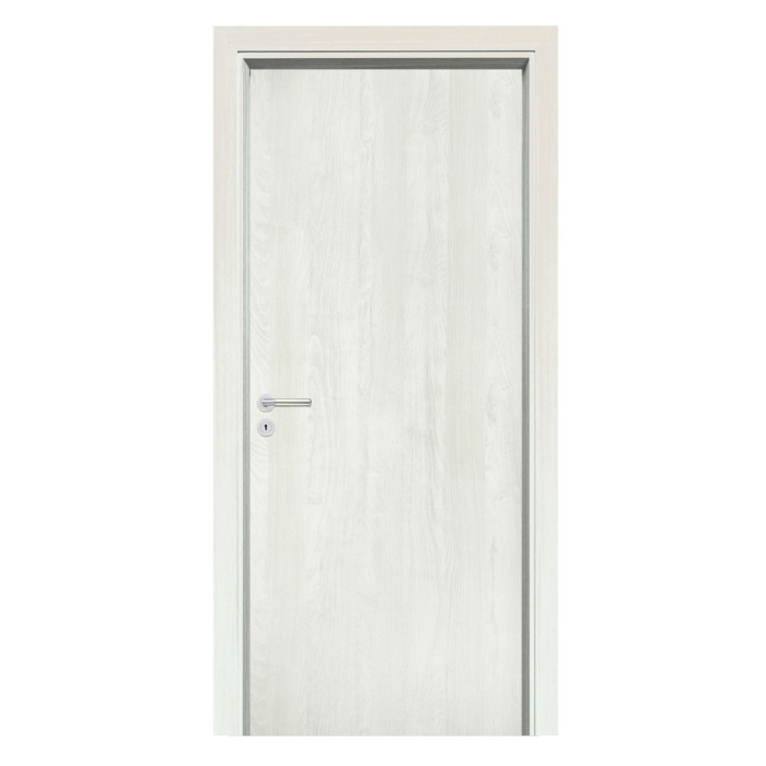 Leziter Blat de ușă decorativ CPL frasin norvegian 90 dreapta încuietoare BB balama cromată [3]