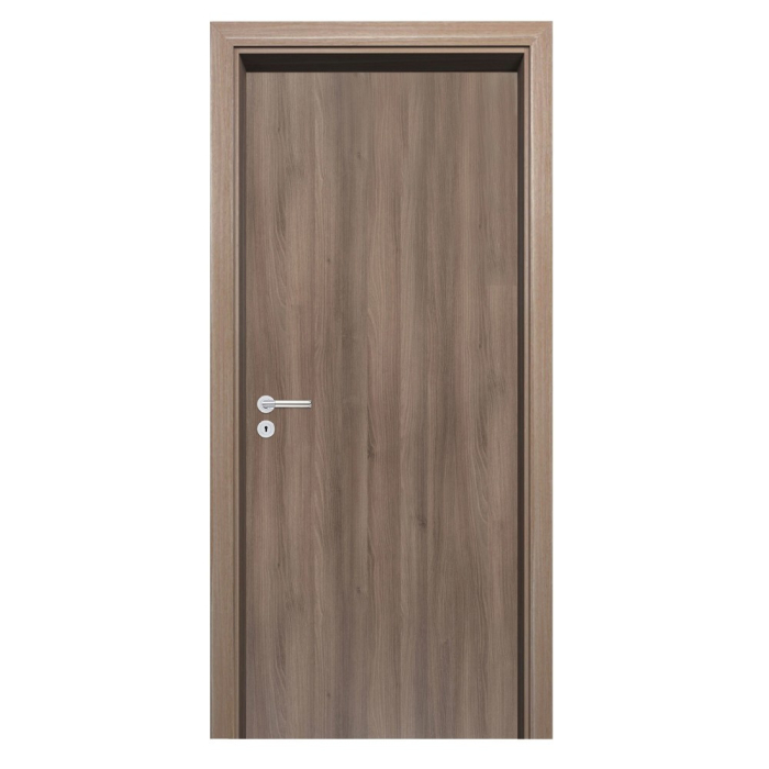 Leziter Blat de ușă decorativ IR grafit frasin 75 dreapta încuietoare BB [3]