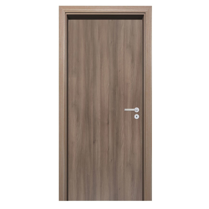 Leziter Blat de ușă decorativ IR grafit frasin 90 stânga încuietoare BB [3]