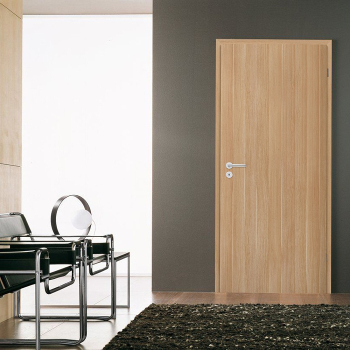 Leziter Blat de ușă decorativ, stejar lustruit, 75 cm, dreapta, încuietoare BB [2]