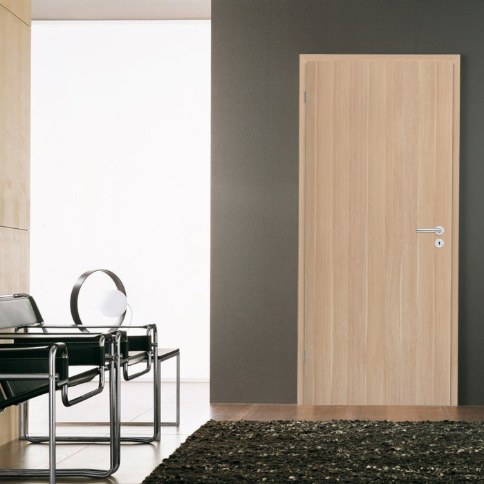 Leziter Blat de ușă decorativ stejar natural 75 stânga BB încuietoare [2]