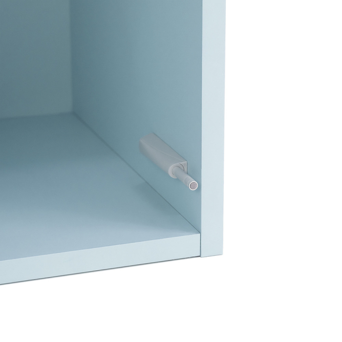 Leziter Boxie 1 ușă dulap de perete 80x40x37 cm albastru [10]