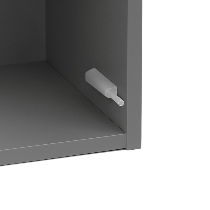 Leziter Boxie 1 ușă dulap de perete 80x40x37 cm antracit [10]