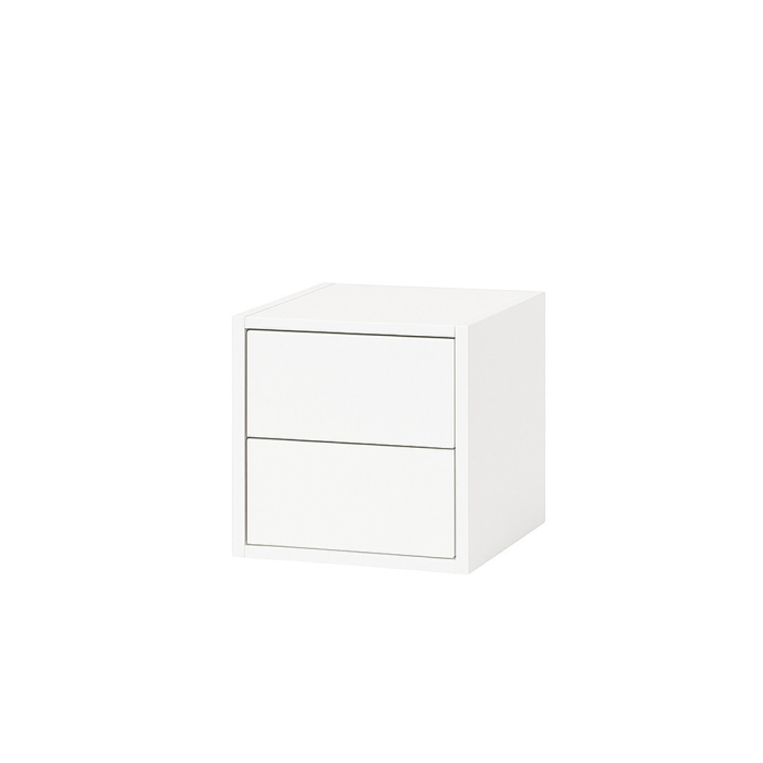 Leziter Boxie 2 sertare dulap de perete 40x40x37 cm alb [7]