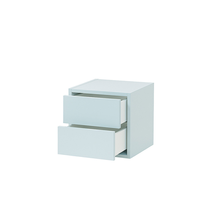 Leziter Boxie 2 sertare dulap de perete 40x40x37 cm albastru [8]