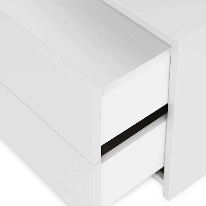 Leziter Boxie 2 sertare dulap de perete 40x80x37 cm alb [9]