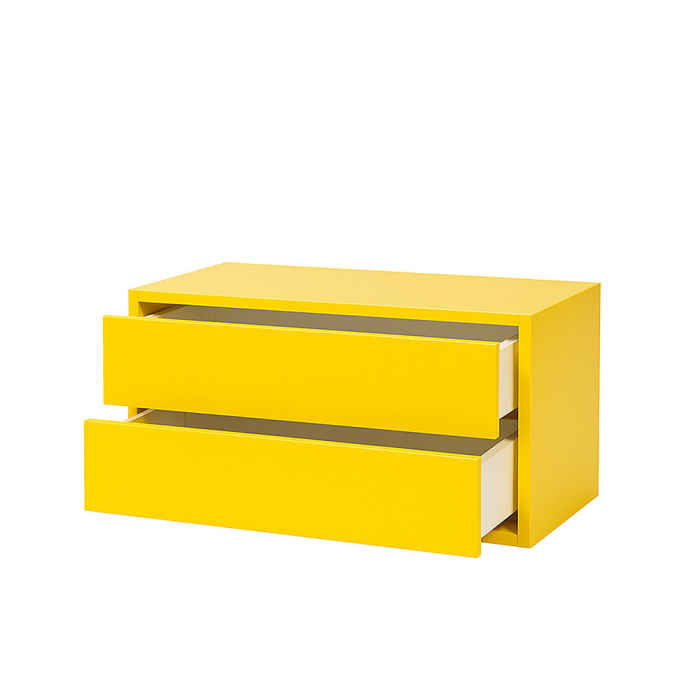 Leziter Boxie 2 sertare dulap de perete 40x80x37 cm dove [8]