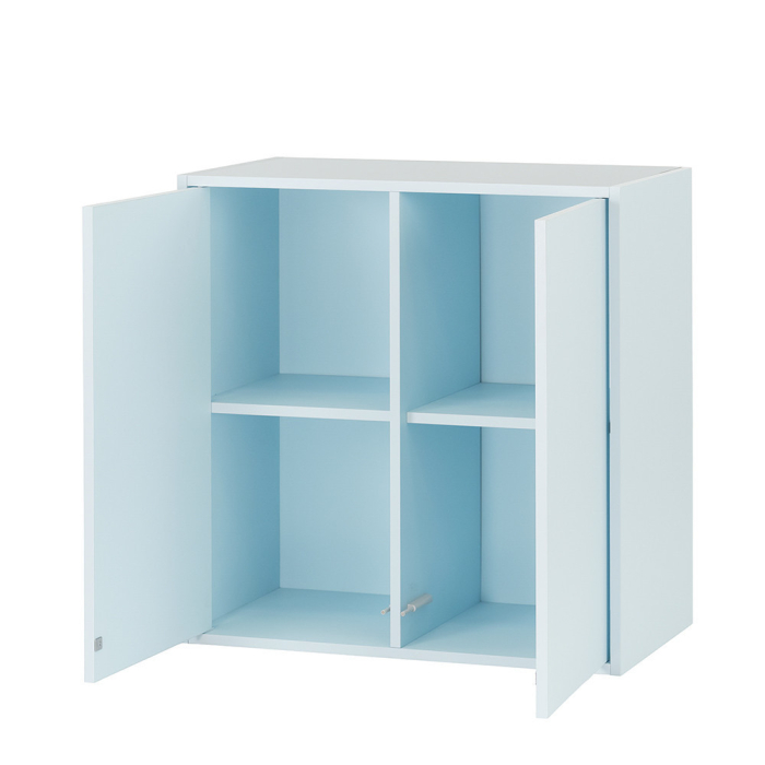 Leziter Boxie 2 uși dulap de perete 80x80x37 cm albastru [7]