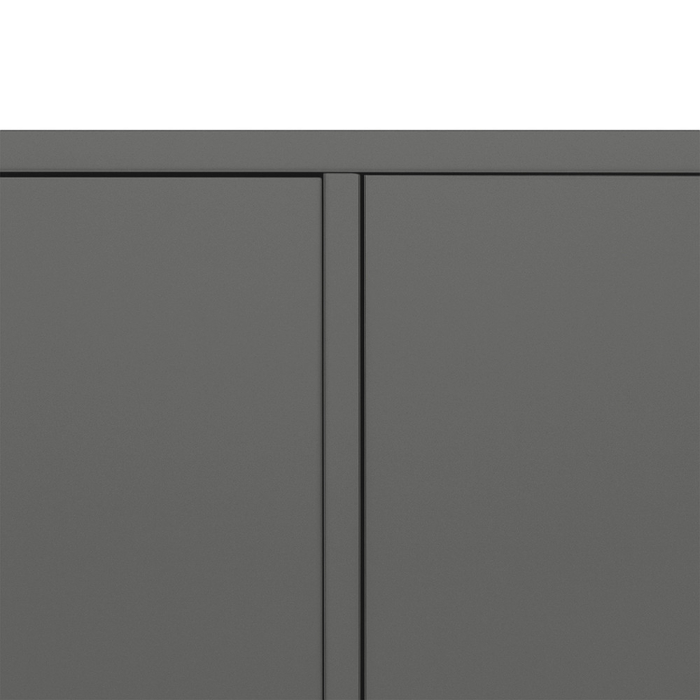 Leziter Boxie 2 uși dulap de perete 80x80x37 cm antracit [9]