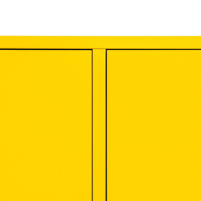 Leziter Boxie 2 uși dulap de perete 80x80x37 cm galben [9]