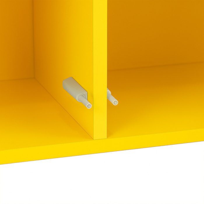 Leziter Boxie 2 uși dulap de perete 80x80x37 cm galben [8]