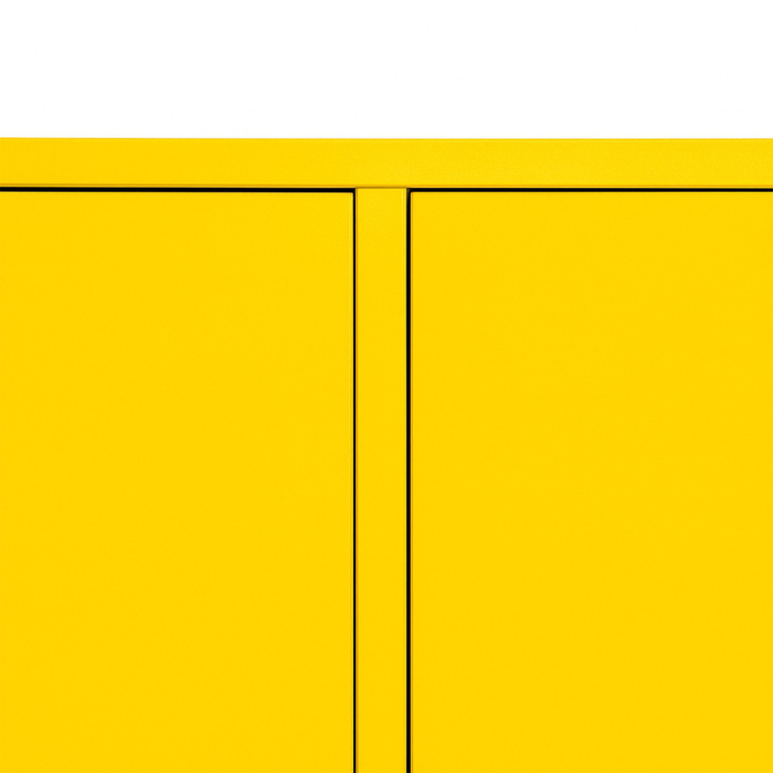 Leziter Boxie 2 uși dulap de perete 80x80x37 cm galben [9]