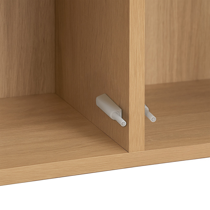 Leziter Boxie 2 uși dulap de perete 80x80x37 cm stejar sonoma [8]