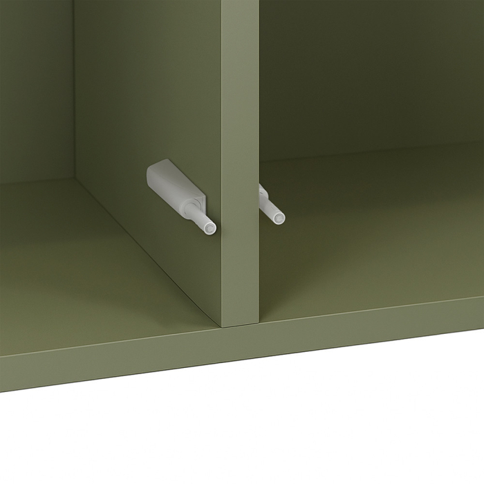 Leziter Boxie 2 uși dulap de perete 80x80x37 cm verde [8]