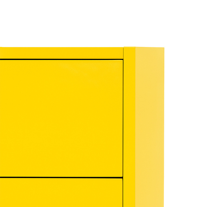 Leziter Boxie dulap de perete cu 2 sertare 40x40x37 cm galben [10]