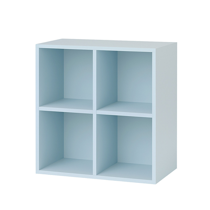 Leziter Boxie dulap de perete deschis 80x80x37 cm albastru [7]