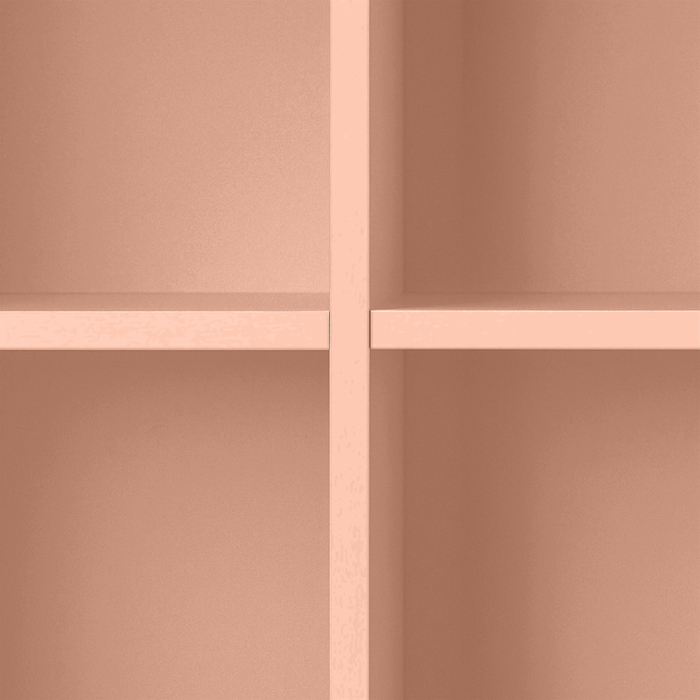 Leziter Boxie dulap de perete deschis 80x80x37 cm roz [5]