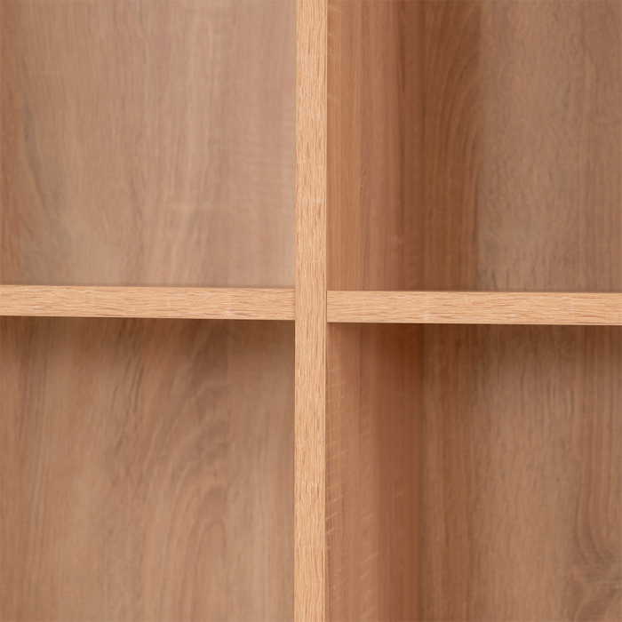 Leziter Boxie dulap de perete deschis 80x80x37 cm stejar sonoma [5]