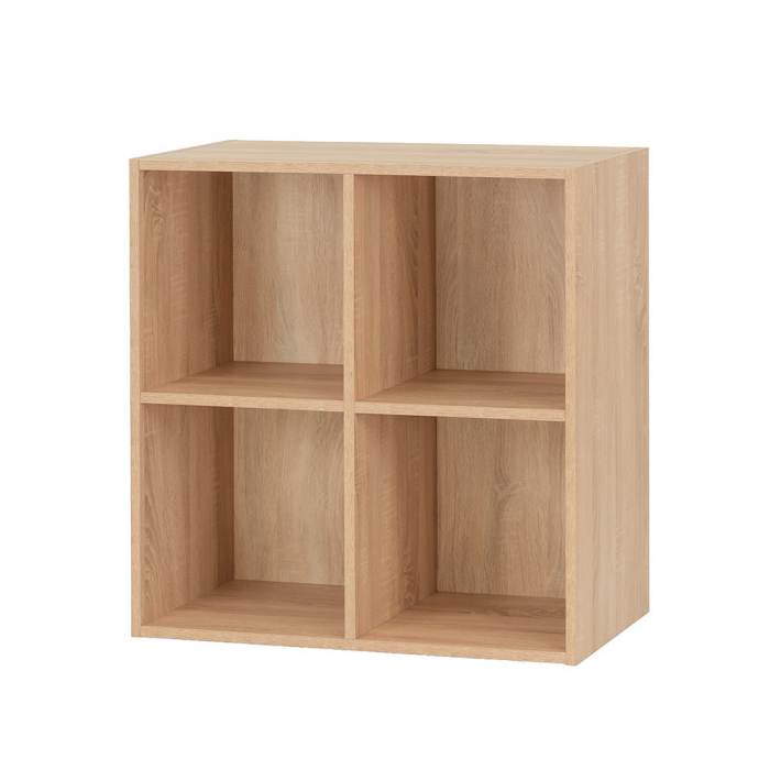 Leziter Boxie dulap de perete deschis 80x80x37 cm stejar sonoma [7]