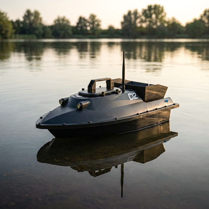 Leziter C12 GPS hrănire barca cu rucsac negru [2]