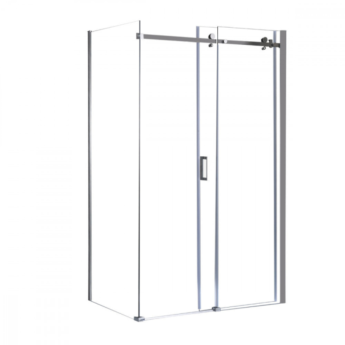 Leziter Cabină de duș asimetrică Bold-in 80x120 cm fără cădiță de duș [4]