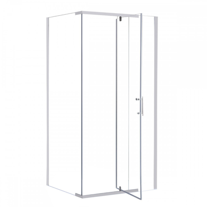 Leziter Cabină de duș asimetrică Galatro 80x100 cm fără cădiță de duș [4]
