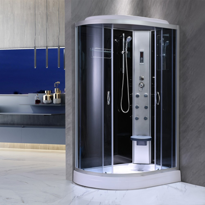 Leziter Cabină de duș cu hidromasaj Aria cu instalare pe partea dreaptă [2]