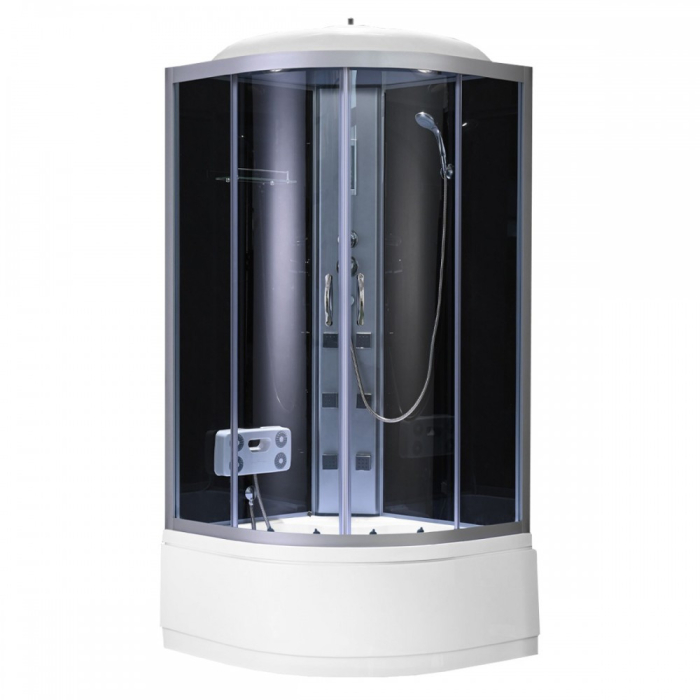 Leziter Cabină de duș cu hidromasaj Mila - neagră [10]