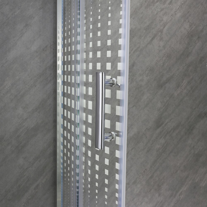 Leziter Cabină de duș curbată Spirit Matrix 90x90 cm fără cădiță de duș [8]