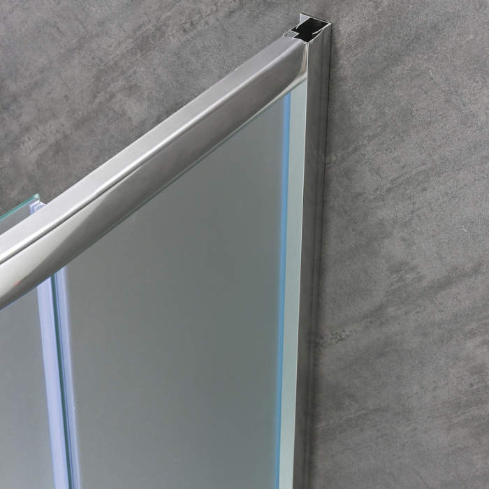 Leziter Cabină de duș curbată Spirit Matt 90x90 cm cu cădiță de duș [9]