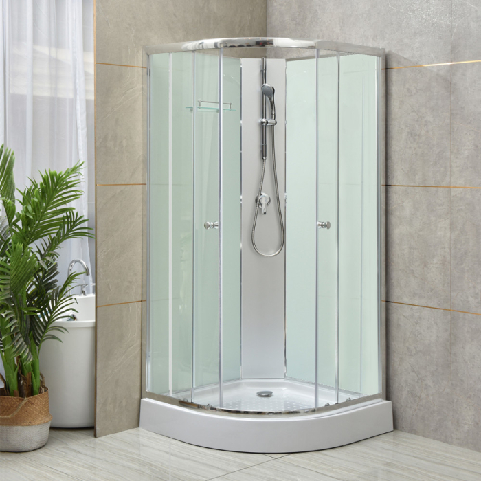 Leziter Cabină de duș Marco White II 90x90 cm cu cădiță de duș [2]