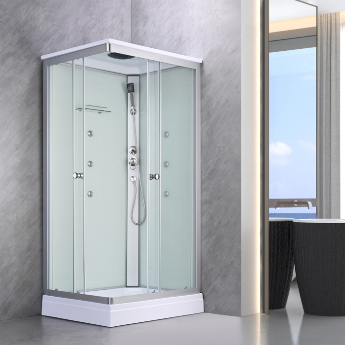 Leziter Cabină de duș pătrată cu hidromasaj Valerie 70x100 cm [2]