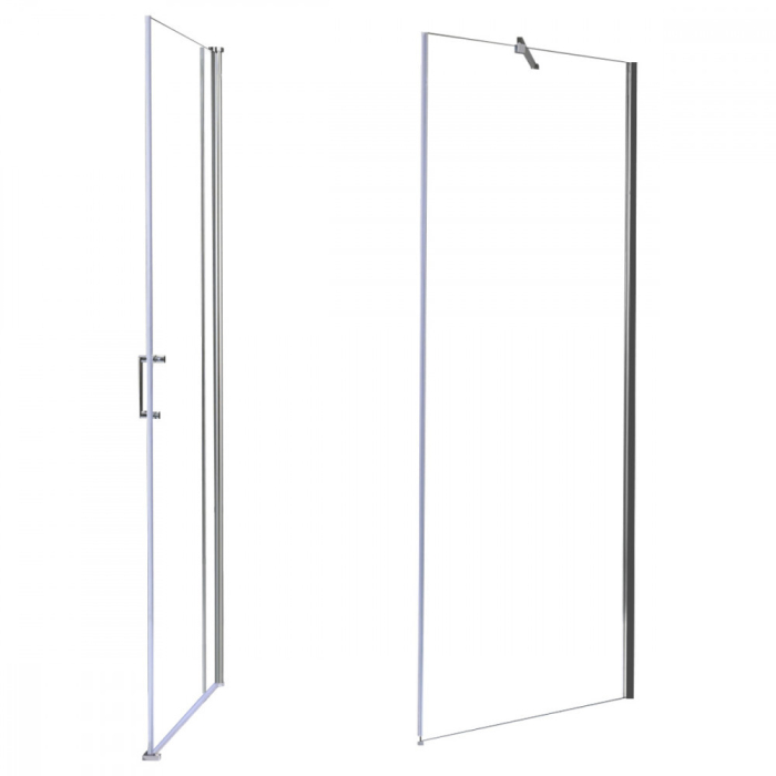 Leziter Cabină de duș pătrată Monica 90x90 cm fără cădiță de duș [4]