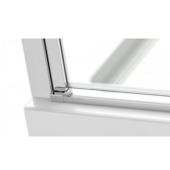 Leziter Cabină de duș pătrată simplă cu ușă batantă fără cădiță de duș [6]