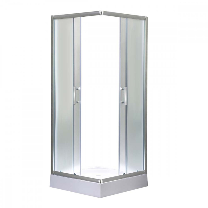 Leziter Cabină de duș pătrată Spirit Matt 80x80 cm cu cădiță de duș [7]