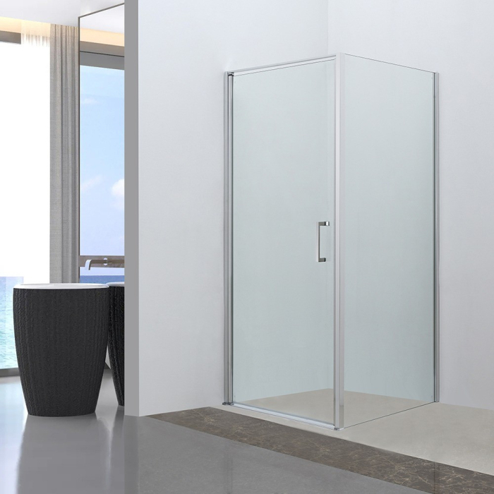Leziter Cabină de duș pătrată Swing 90x90 cm fără cădiță de duș [2]