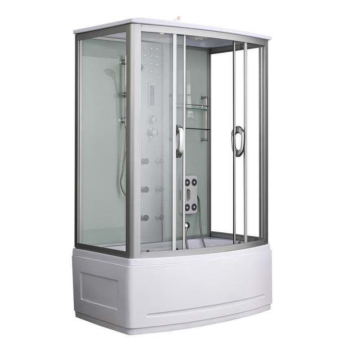 Leziter Cadă cu hidromasaj Emilia 85x135 cm cu electronică, albă [9]