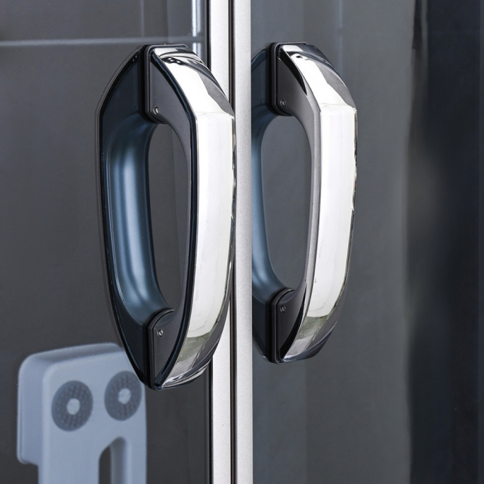 Leziter Cadă cu hidromasaj Emilia 85x135 cm cu electronică Neagră [9]