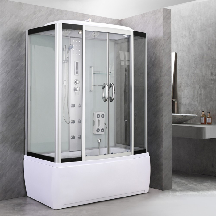 Leziter Cadă cu hidromasaj Emilia 85x150 cm cu electronică, albă [2]