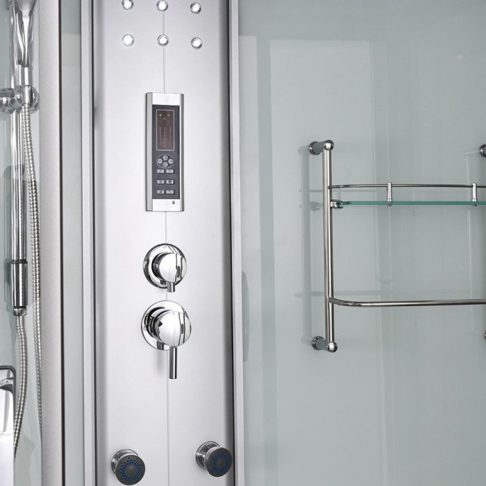 Leziter Cadă cu hidromasaj Emilia 85x150 cm cu electronică, albă [9]