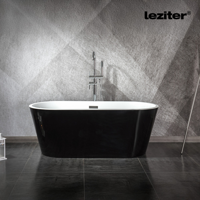 Leziter Cadă de baie independentă Noa neagră [7]